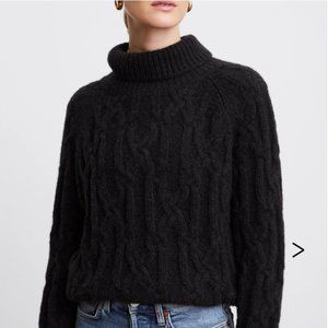 Nili Lotan Gigi Sweater Dark Charcoal